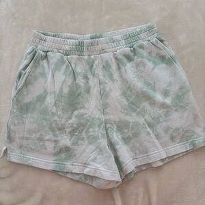 Rails Green Tie-Dye Women's Shorts
